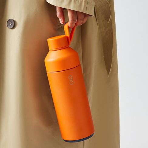 Ocean Bottle - Recycled Stainless Steel Drinks Reusable Water Bottle - Eco-Friendly & Reusable - Forest Green - 34 oz in Saudi Arabia