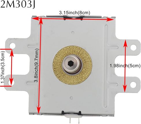 Original Genuine Product 1080w Magnetron 2M303J Air-Cooling Magnetron Frequency Conversion Microwave 5304521745 2M303J MA04W09000G in Saudi Arabia
