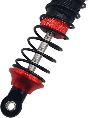 BingHFobbyHuo 59 مم صدمات ألومنيوم ممتصة للصدمات ممتص للصدمات من أجل TRX4M 1/18 RC ترقية الزاحف مجمعة (أحمر) in Kuwait