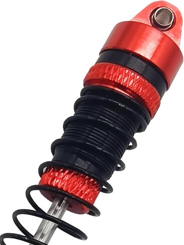 BingHFobbyHuo 59 مم صدمات ألومنيوم ممتصة للصدمات ممتص للصدمات من أجل TRX4M 1/18 RC ترقية الزاحف مجمعة (أحمر) in Kuwait