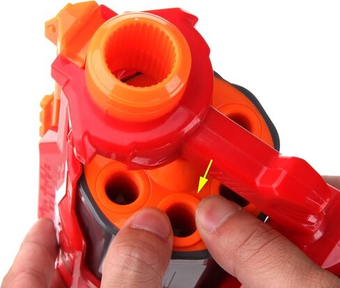 WORKER 6PCS Mega to Elite Darts Adaptor for Nerf N-Strike Elite Mega CycloneShock Blaster Toy in Saudi Arabia