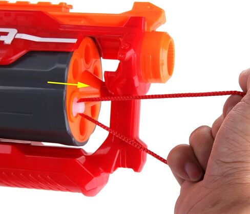 WORKER 6PCS Mega to Elite Darts Adaptor for Nerf N-Strike Elite Mega CycloneShock Blaster Toy in Saudi Arabia