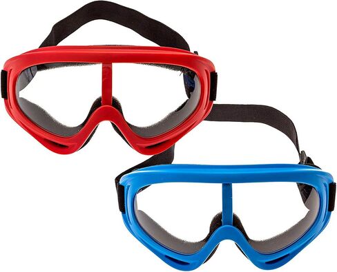 IMPRESA 2-Pack Foam Gun and Blaster Face Mask/Goggles/Eye Shield (1 Red Mask - 1 Blue Mask) - for Foam Blaster Guns from The Name Brand in Saudi Arabia