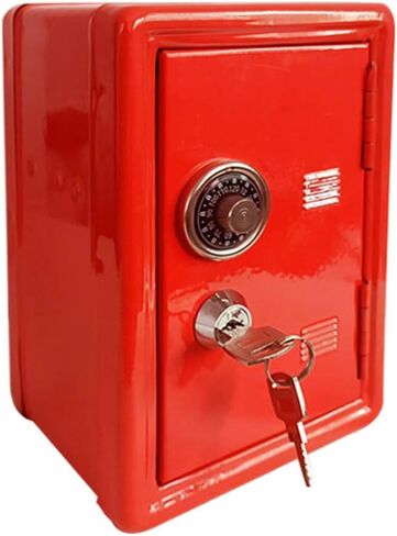 TOYANDONA خزنة معدنية للأطفال حصالة على شكل حيوان صندوق توفير آمن قفل حصالة صندوق تخزين المال سطح المكتب وعاء المال للأطفال الأطفال in Kuwait