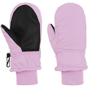 Toddler Mittens Boys Snow Waterproof Ski Mitten Fleece Warm Winter Kids Gloves for Baby Boy Girl