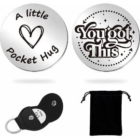 NATSUNO Long Distance Relationship Gifts,Pocket Hug Token For Couple,Gifts For Girlfriend,Girlfriend Gifts,Gifts For Long Distance Boyfriend,Love Gifts,Relationship Gifts,Couple Gifts in Kuwait