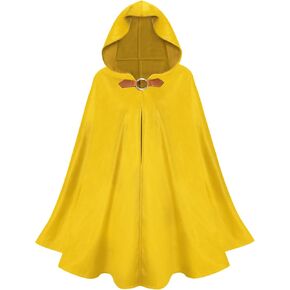 SunnyLisa Holloween Costume Renaissance Hooded Cloak - Hobbit Cloak Medieval Ranger Cloak,Cosplay Cape for Men and Women