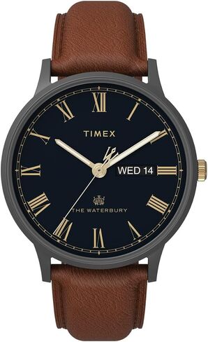 Timex Men's Waterbury Classic Day-Date 40mm TW2U88500VQ Quartz Watch in Saudi Arabia
