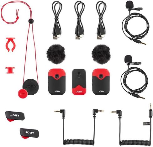 Joby Wavo PRO Professional On-Camera Directional Shotgun Microphone with Built-in Active Noise Reduction and Rycote Shock Mount, CSC, Mirrorless, Camcorder, Vlogging, Filmmaking, Youtuber, Creators in Kuwait