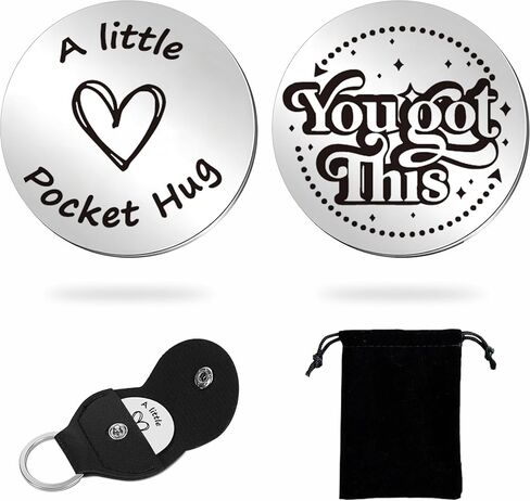 NATSUNO Long Distance Relationship Gifts,Pocket Hug Token For Couple,Gifts For Girlfriend,Girlfriend Gifts,Gifts For Long Distance Boyfriend,Love Gifts,Relationship Gifts,Couple Gifts in Kuwait