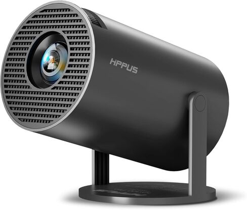 [Auto Keystone] جهاز عرض ذكي مع Android TV 11.0 HIPPUS، جهاز عرض بلوتوث واي فاي 5G يدعم 4K، جهاز عرض أفلام خارجي محمول صغير متوافق مع iOS، Android in Kuwait