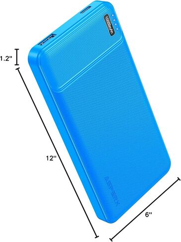 شاحن محمول AsperX بقدرة 22.5 وات 10000 مللي أمبير في الساعة، باور بانك شحن سريع، مخرج USB C، حزمة بطارية خارجية شاحن هاتف محمول لهواتف iPhone وSamsung وAndroid والمزيد باللون الأبيض in Kuwait