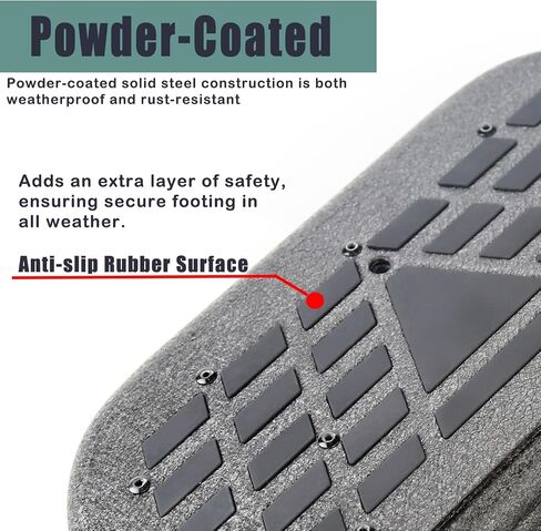 Universal Hitch Steps for Pickup Truck - Solid Trailer Hitch Step 2 Inch Receiver Hitch Accessories 17.3'' Rear Bumper Guard Protector for Car Vehicles SUV ATV Upgraded Textured Black with Pin Lock in Saudi Arabia