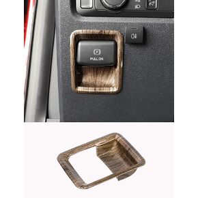 Savadicar Carbon Fiber Interior Accessories - Electronic Parking Brake Switch Trim Cover for Ford F150 (2021-present) - Premium Texture Interior Decor Upgrade Option, 1 PC