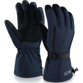 MCTi Waterproof Mens Ski Gloves Winter Warm 3M Thinsulate Snowboard Snowmobile Cold Weather Gloves