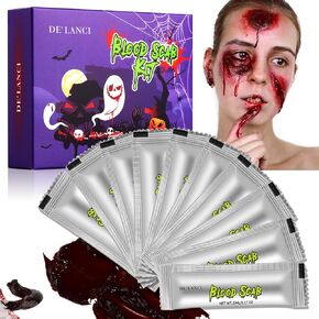 Spirit Gum adhesive and remover kit, Makeup Spirit Gum & Remover Combo Kit, 13ml Spirit Gum Glue +30ml Sfx Makeup Remover for Face , Make Up Glue for Halloween, Stage, Cosplay, Special FX
