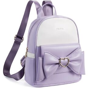 Telena Small Backpack Purse for Women Girls Cute Mini Leather Backpack Travel Shoulder Bags