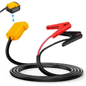 كابلات توصيل لبطاريات تخزين الطاقة 12 فولت، كابل معزز للسيارات 8AWG 5.9FT، مشغل محمول لبدء تشغيل المركبات باستخدام بطاريات الأدوات