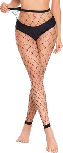 Avidlove Fishnet Stockings Footless High Waist Fishnets Tights Pantyhose for Women in Kuwait