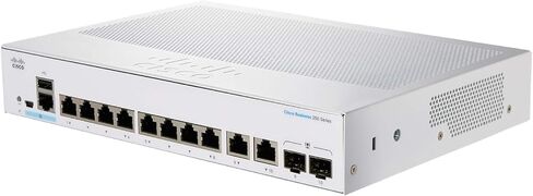 Cisco Business CBS250-8T-E-2G Smart Switch | 8 Port GE Ext PS | 2x1G Combo | Limited Lifetime Protection (CBS250-8T-E-2G-NA) in Saudi Arabia