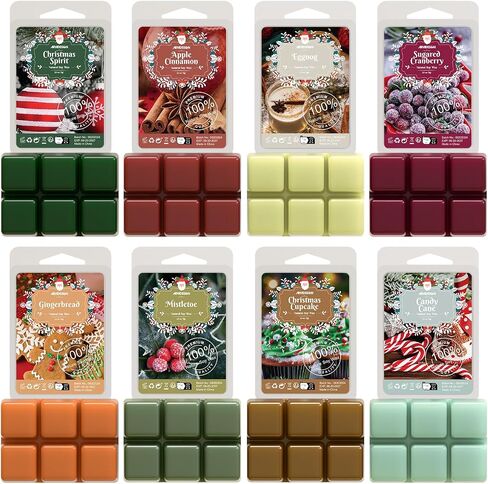 ARVIDSSON Autumn Scented Wax Melts, Fall Scentsy Soy Wax Cubes for Wax Warmer, Strong Scent Fragrance Wax Tarts, Cozy Autumn Candle Melts Gift Set in Saudi Arabia