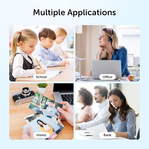 هاتف IP SIP-T46U من ديهين، [10 حزمة] 16 حساب عبر بروتوكول الإنترنت. شاشة ملونة 4.3 انش. USB 2.0 مزدوج، جيجابت ايثرنت ثنائي المنفذ، 802.3af PoE، محول الطاقة غير متضمن in Kuwait