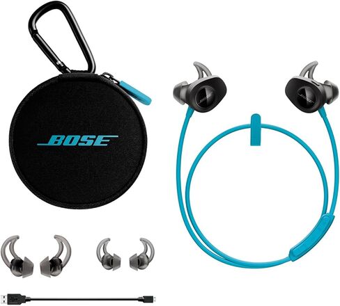 Bose SoundSport, Wireless Earbuds, (Sweatproof Bluetooth Headphones for Running and Sports), Black (Renewed) in Kuwait