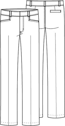 بنطال نسائي طويل القامة ومنخفض الارتفاع in Kuwait