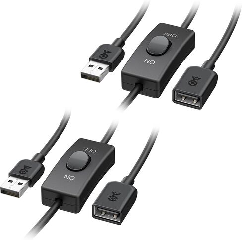 Cable Matters 2-Pack USB On Off Switch, USB Power Switch, 1ft in Kuwait