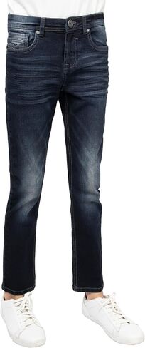 X RAY Boys Distressed Jeans (2T-16), Big Boy & Little Kids Stretch Slim Fit Pants, Ripped Denim Jeans for Boys in Saudi Arabia
