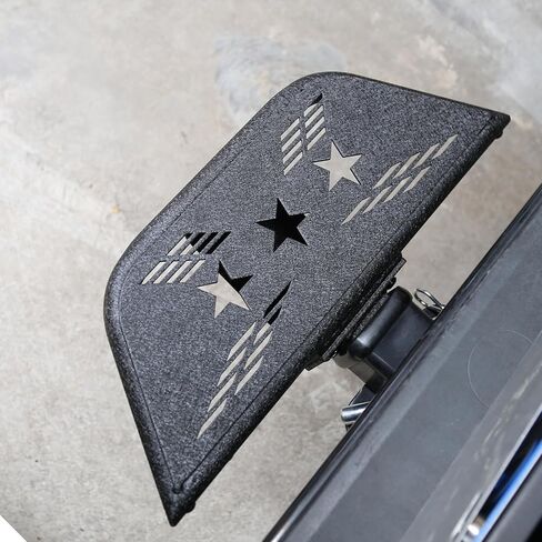 Universal Hitch Steps for Pickup Truck - Anti-Slip Solid Trailer Hitch Step for 2 Inch Receiver Hitch Accessories Rear Bumper Guard Protector for Car SUV ATV Upgraded Textured Black with Pin Lock in Saudi Arabia