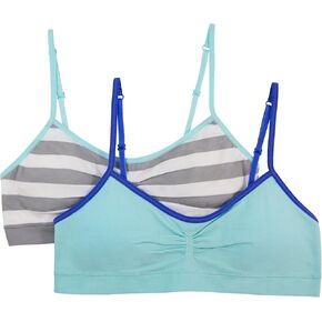 Fruit of the Loom Girls' Seamless Trainer Bra with Removable Modesty Pads