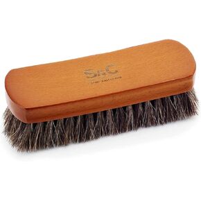 Stone and Clark Jewelry Cleaning Brush - Small Horse Hair Brushes for Laundry w/Microfiber & Polishing Cloth - Horsehair Jewelry Brush, Silver Cleaning Brush for Intricate Patterns - Pack of 4