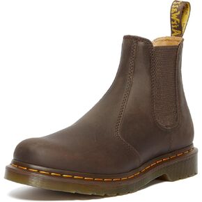 Dr. Martens Unisex Chelsea Boot, Dark Brown Crazy Horse, 12 US Men