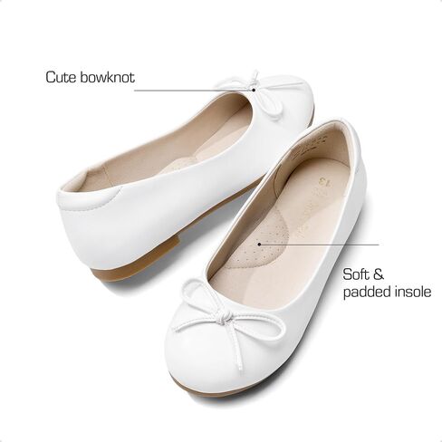 DREAM PAIRS Girls Dress Shoes Fashion Bow Ballet Flats in Saudi Arabia