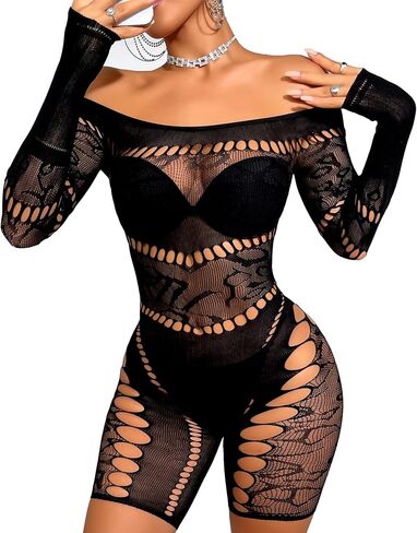 امرأة الملابس الداخلية ارتداءها شبكة صيد السمك Bodystocking جوارب مثيرة Bodycon بذلة in Kuwait