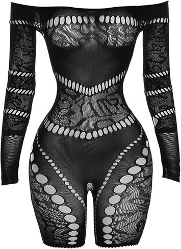 امرأة الملابس الداخلية ارتداءها شبكة صيد السمك Bodystocking جوارب مثيرة Bodycon بذلة in Kuwait