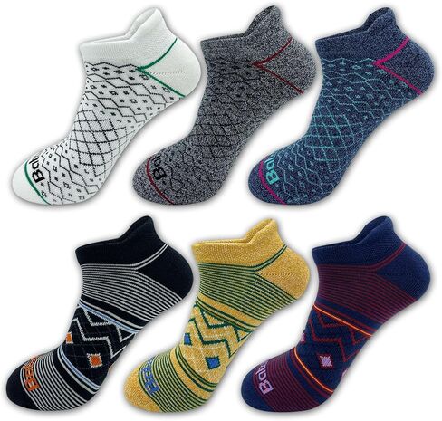 Women's Anti-blister Thick Cushioned Wicking Odor Resist Athletic Casual Ankle Socks 6 Pairs in Saudi Arabia