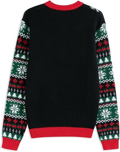 WIPONKEN Ugly Christmas Sweater for Women Funny Crewneck Knit Christmas Sweater for Family Pullover Long Sleeve Top in Saudi Arabia
