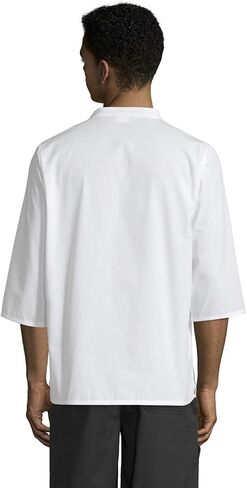 Uncommon Threads Unisex Epic 3/4 Sleeve Buttoned Chef Shirt with Vents in Kuwait