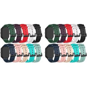 10PACK Bands Compatible for Donerton P22 P32 P36/KALINCO P22 Replacement Watch Straps 20MM Classic Soft Silicone Breathable Quick Fit Wristbands for Donerton & KALINCO P22 Smartwatch for Women Men