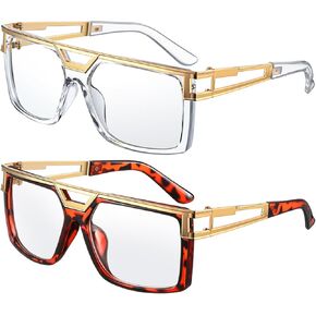 80s 90s Sunglasses Vintage Rapper DJ Hip Hop Glasses Retro Old School Glasses for Men Women