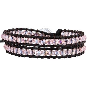KELITCH New Lapis Beads Strand Bracelets Leather 2 Wrap Bracelets Bangles Agate Bracelets