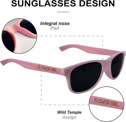 Ring Bearer Small Polarized Aviator Sunglasses Little Groomsmen Proposal Gift. in Saudi Arabia