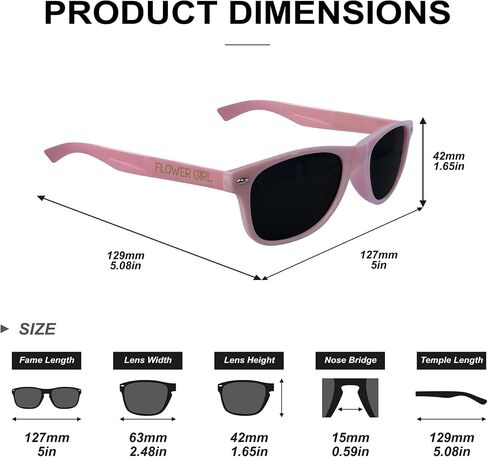 Ring Bearer Small Polarized Aviator Sunglasses Little Groomsmen Proposal Gift. in Saudi Arabia