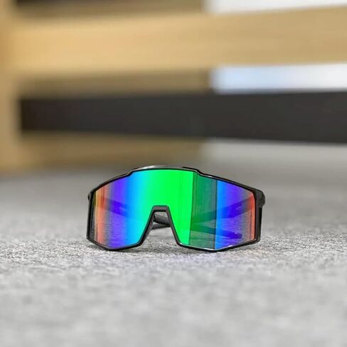 Karsaer Vision Sports Sunglasses Wraparound Glasses 80s Visor Shield Baseball Sunglasses for Youth Kids Teens 8-12 in Kuwait
