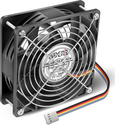 80mm × 38mm PWM Compact 12V 4Pin High Speed 3-Inch Case Cooling Fan in Saudi Arabia