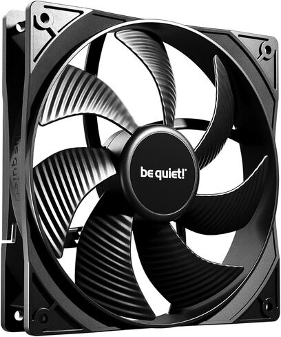 be quiet! Pure Wings 2 120mm PWM Premium Low Noise Cooling Fan | Black | BL039 in Saudi Arabia