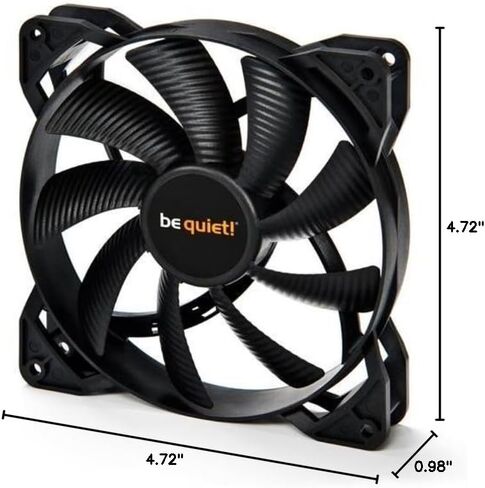 be quiet! Pure Wings 2 120mm PWM Premium Low Noise Cooling Fan | Black | BL039 in Kuwait