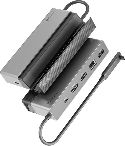 BenQ beCreatus 13-in-1 USB C Hybrid Dock | Gaming Dock HDMI 2.1 | Dual Source Switch | 4K60Hz on 3 monitors (Up to 8K60/4K120Hz) | HDR | Dolby | 100W Charging | Windows/Mac/PS5/Xbox/Steam Deck(DP1310) in Kuwait